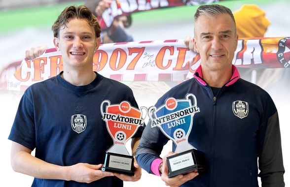 Zece pe linie! Lorenzo Biliboc și Daniel Pancu au câștigat trofeele pentru Jucătorul și Antrenorul lunii februarie