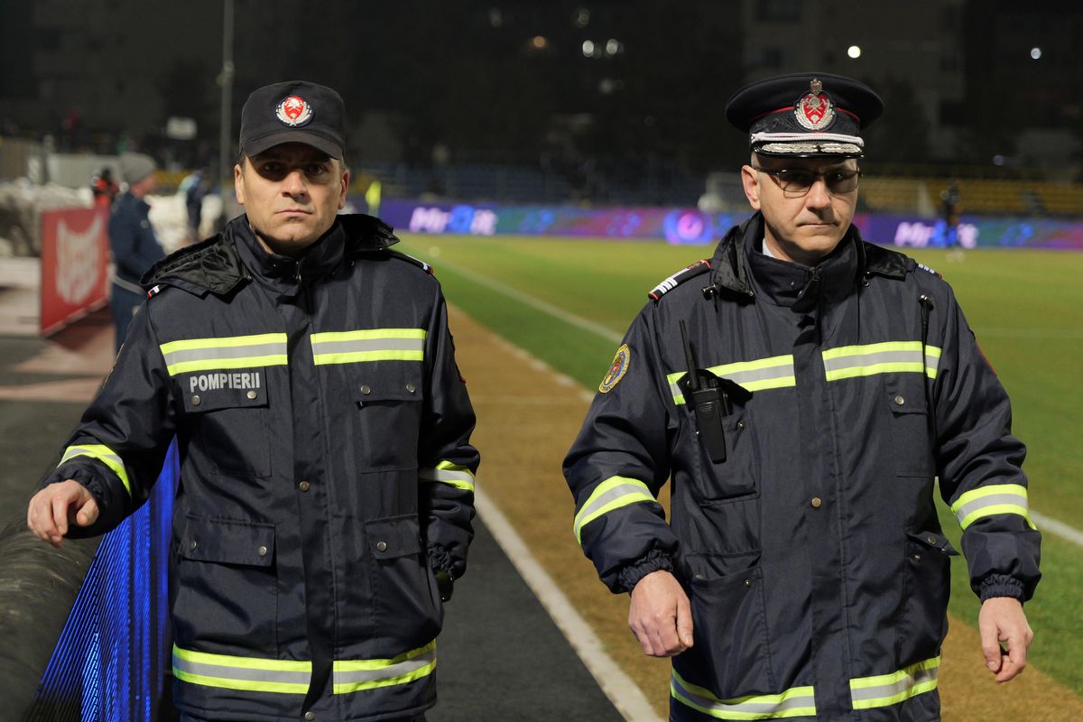 Unirea Slobozia - Rapid, imagini de la încălzire