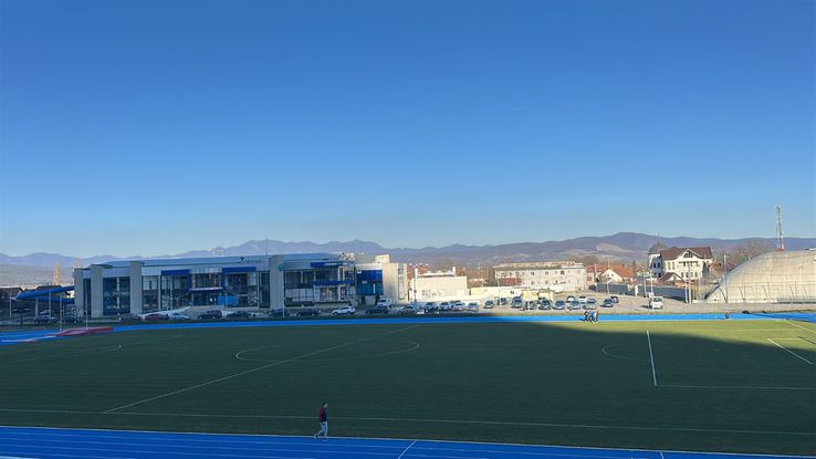 Stadionul din Deva // FOTO: Facebook @Călin Petru Marian