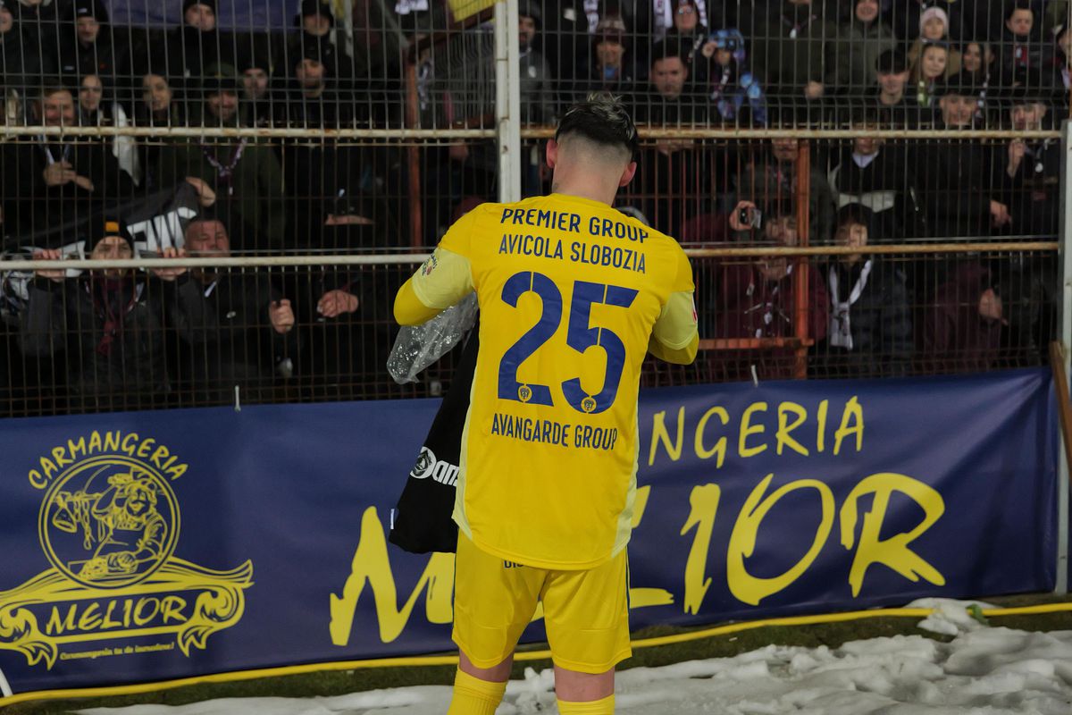 Alexandru Albu, după Unirea Slobozia - Rapid / Foto: Andrei Furnigă GSP