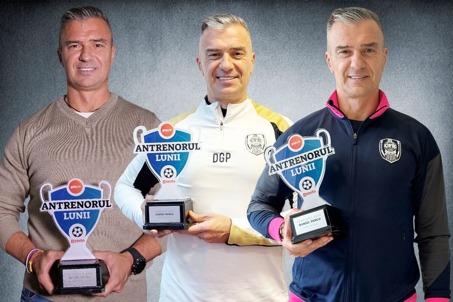 Trofeele câștigate de Daniel Pancu Daniel Pancu, „Antrenorul lunii februarie” » Interviu EXCLUSIV pentru GSP: „Când am venit eram sub Metaloglobus! Asta am schimbat”
