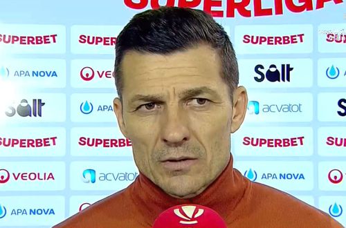 Costel Gâlcă, antrenorul de la Rapid