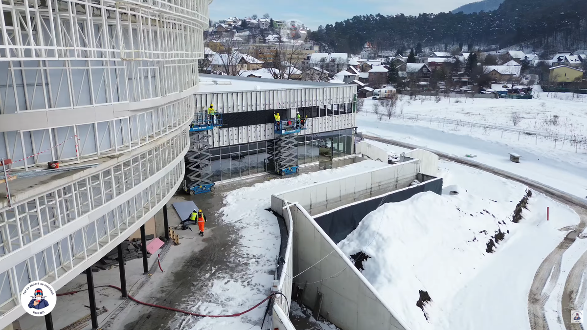 Cea mai mare sală polivalentă din România e gata în proporție de 65% » Deja arată ca o bijuterie arhitecturală