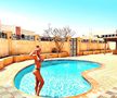 FOTO. Anamaria Prodan, provocatoare în izolare » A pozat topless la piscină