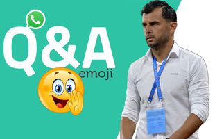WhatsApp Q&A » Nicolae Dică intră în provocarea GSP: cum răspunde cu un emoticon la întrebări și afirmații inedite