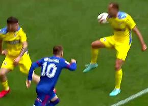 Penalty controversat primit de CSA Steaua în meciul cu Petrolul » Oaspeții au protestat vehement
