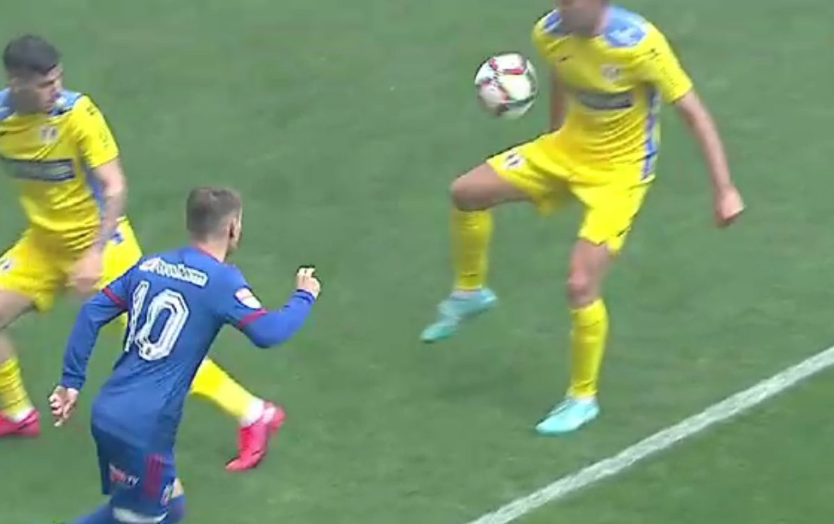 Penalty-ul primit de CSA Steaua în meciul cu Petrolul