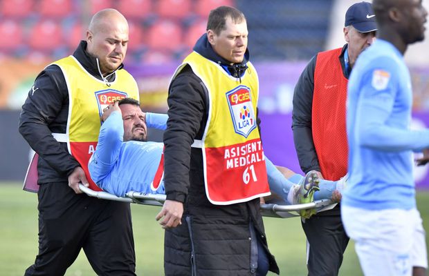 S-a accidentat „Artistul”: Budescu, scos pe targă! Primele informații: „Are tendonul rupt”