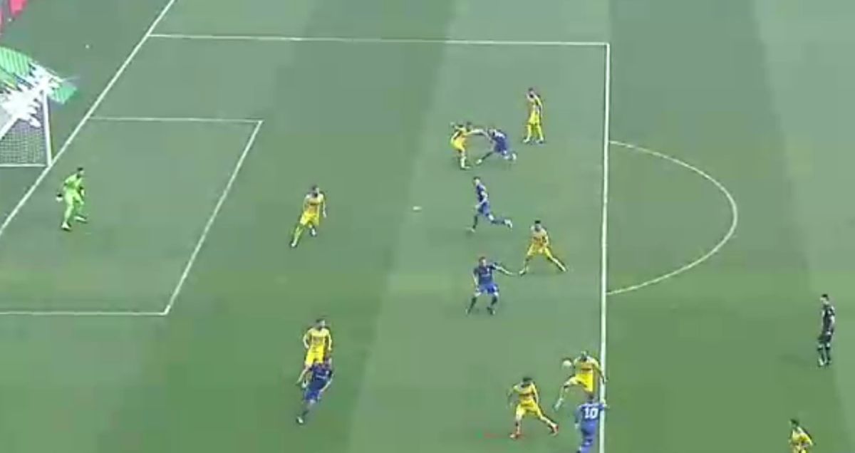 Penalty-ul primit de CSA Steaua în meciul cu Petrolul