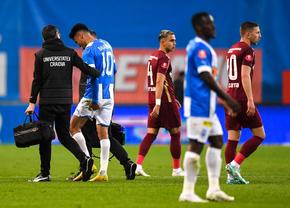 Ghinion teribil pentru Neagoe » 2 accidentați în prima repriză a derby-ului cu CFR Cluj