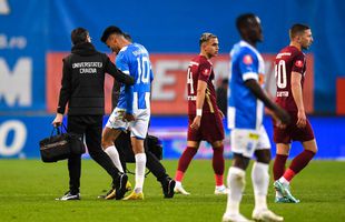 Ghinion teribil pentru Neagoe » Doi accidentați în prima repriză a derby-ului cu CFR Cluj