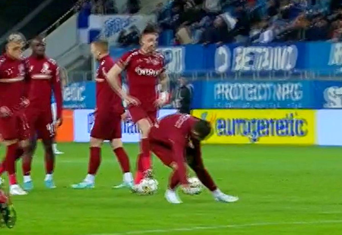 Ciprian Deac și-a speriat colegii, cu puțin timp înaintea derby-ului Craiova - CFR » S-a prăbușit pe teren la încălzire!