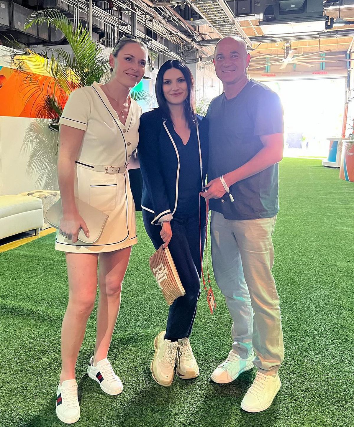 Laura Pausini și Jannik Sinner