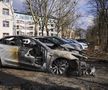 Tesla incendiate în Berlin / foto: Guliver/gettyimages