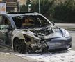 Tesla incendiate în Berlin / foto: Guliver/gettyimages