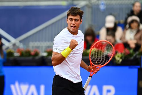 Flavio Cobolli după un punct reușit FOTO Raed krishan/Țiriac Open