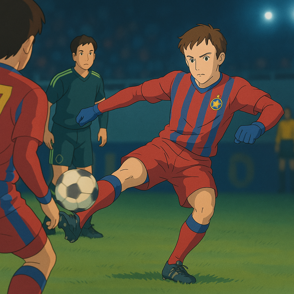 Istorie cu filtru Ghibli! GSP a generat 25 imagini cu momente fabuloase din fotbalul românesc