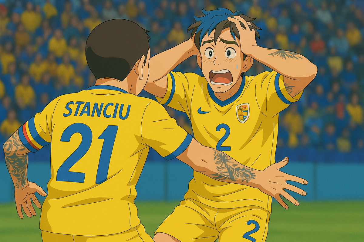 Istorie cu filtru Ghibli! Gazeta a generat 25 de imagini cu momente fabuloase din fotbalul românesc