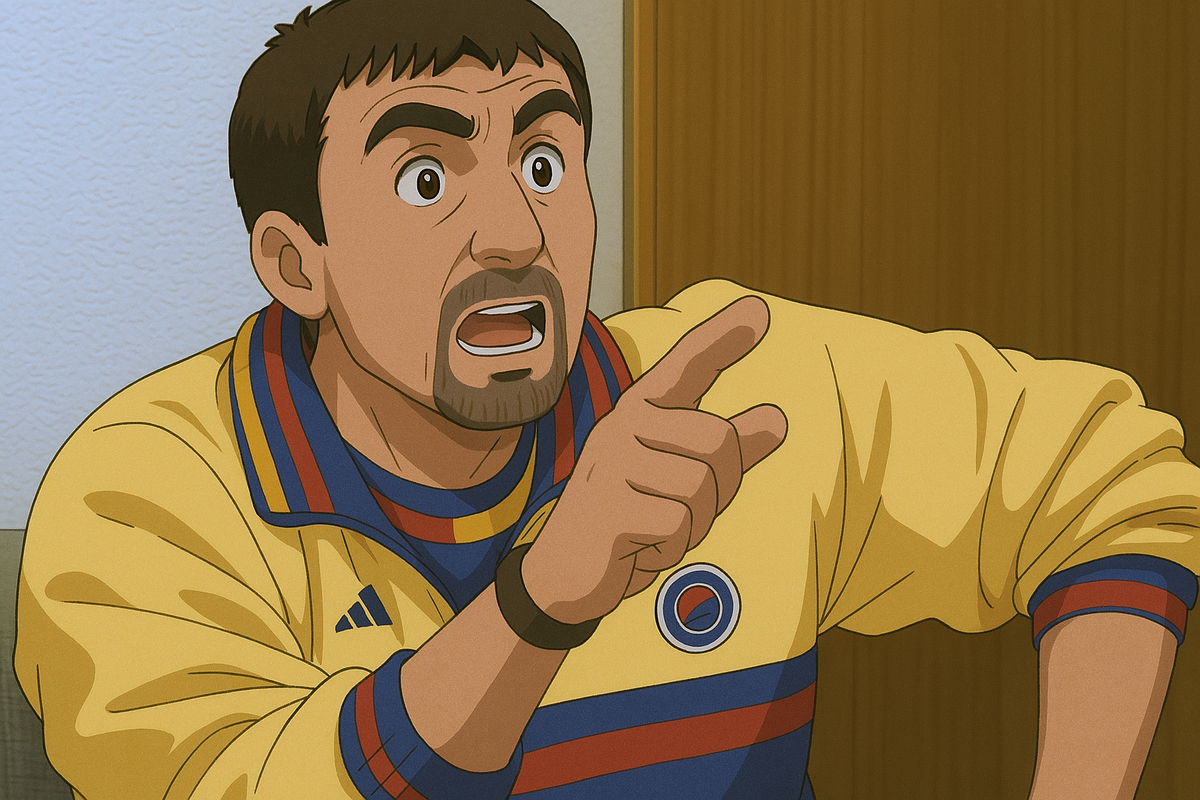 Istorie cu filtru Ghibli! GSP a generat 25 imagini cu momente fabuloase din fotbalul românesc