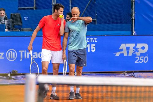Luca Preda și Marius Copil pe teren la Țiriac Open Foto: Țiriac Open/Emil-Sebastian Popescu