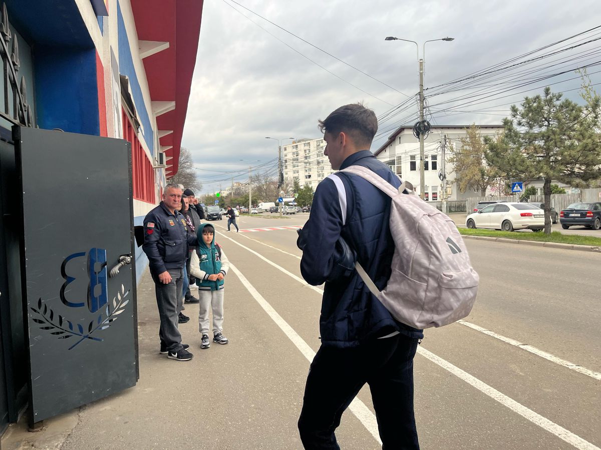 Imagini înainte de Metalul Buzău - Rapid