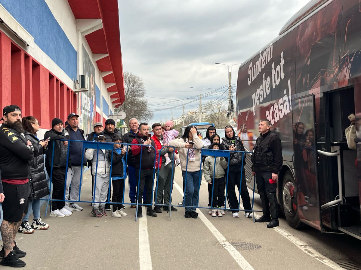 Imagini înainte de Metalul Buzău - Rapid