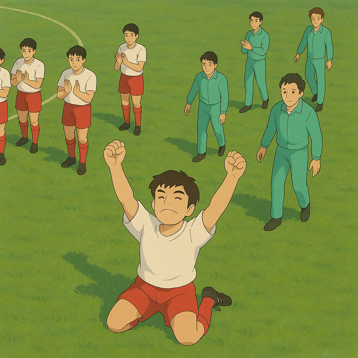 Istorie cu filtru Ghibli! GSP a generat 25 imagini cu momente fabuloase din fotbalul românesc