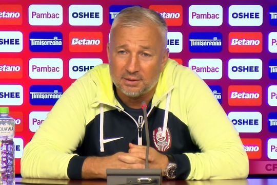 Dan Petrescu, la conferința de presă premergătoare duelului dintre CFR Cluj și Universitatea Craiova