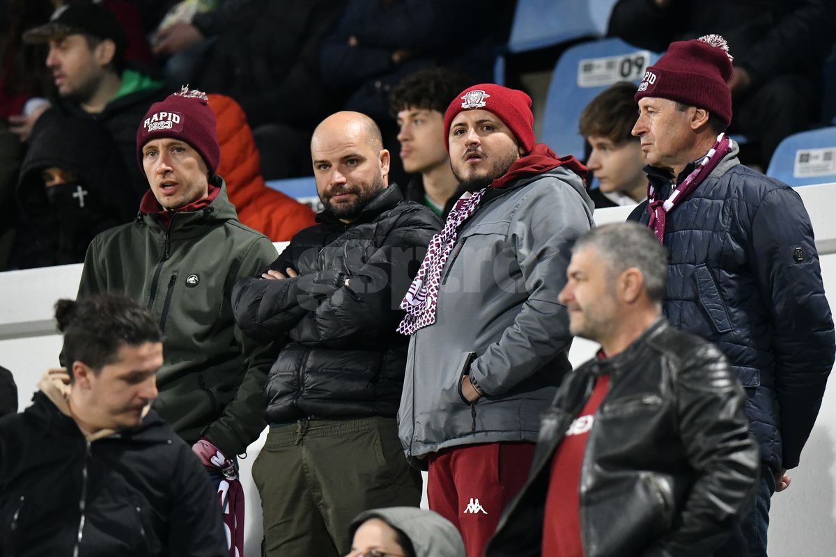 Metalul Buzău - Rapid 0-3, în „sferturile” Cupei României Betano » Două goluri în două minute, 3-0 la final, ura și la gară!