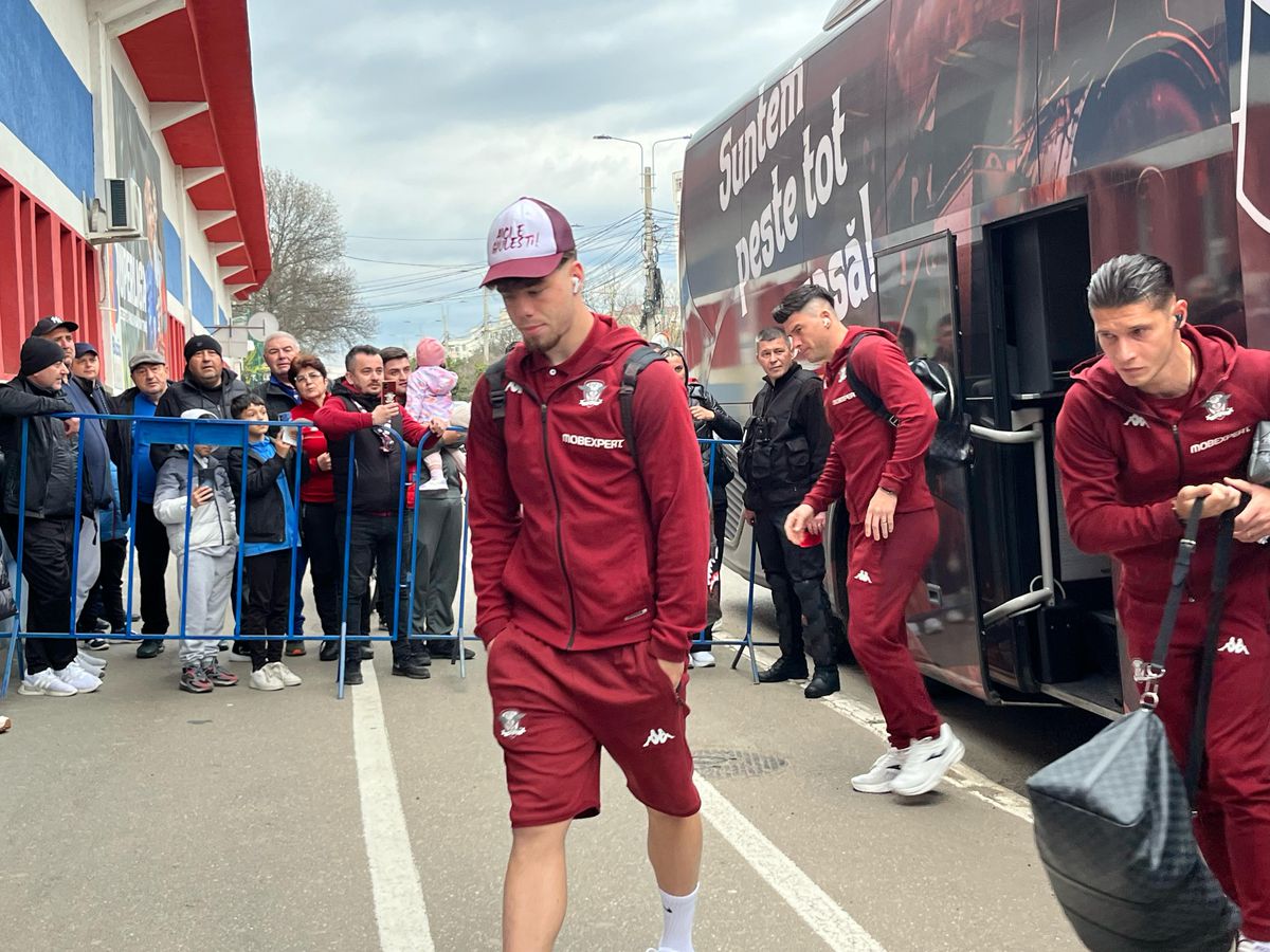 Imagini înainte de Metalul Buzău - Rapid