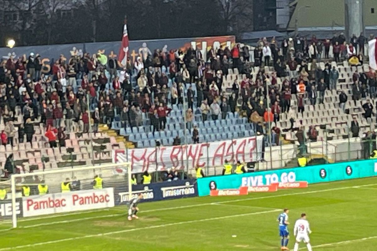 „E mai bine așa?” » Ruptură totală la Rapid! Conducerea e divizată în tribune, suporterii protestează » Ce s-a întâmplat la meciul cu Metalul Buzău
