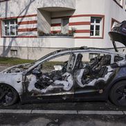 Tesla incendiate în Berlin / foto: Guliver/gettyimages