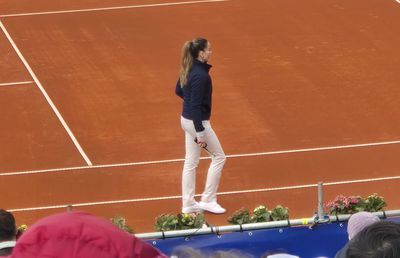 Arbitra Marijana Veljovic a atras toate privirile la turneul Țiriac Open de la București