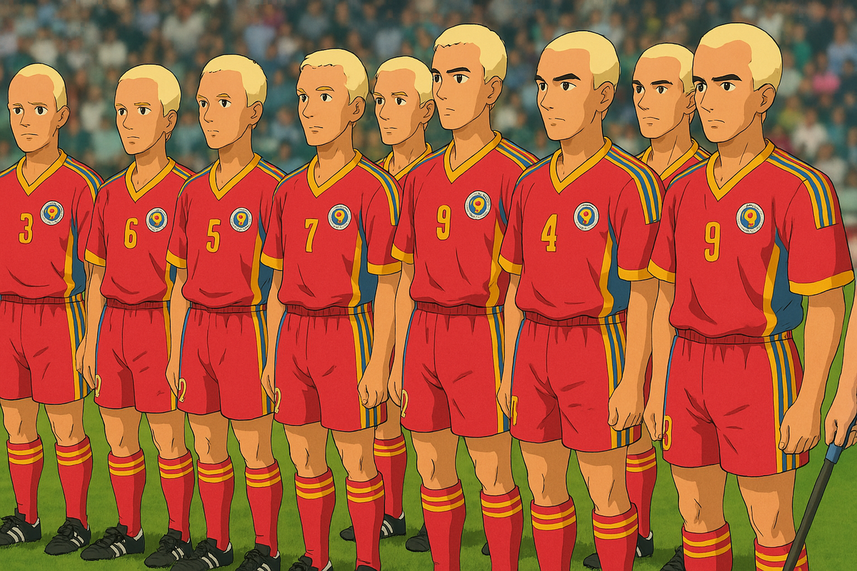 Istorie cu filtru Ghibli! GSP a generat 25 imagini cu momente fabuloase din fotbalul românesc