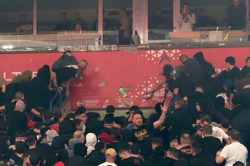 Bătaie înainte de Steaua Roșie Belgrad - Partizan