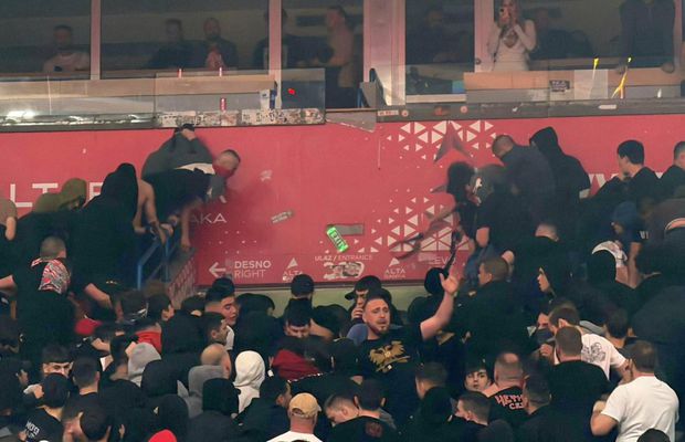 Au folosit curele, torțe și pumni » Haos în interiorul arenei