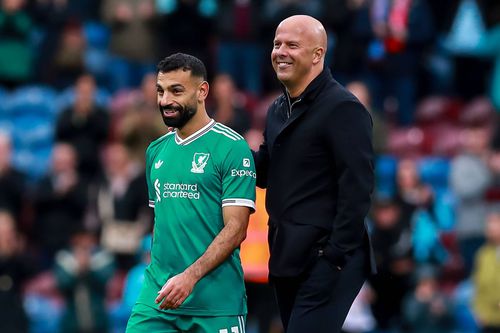 Mohamed Salah și Arne Slot / Foto: Imago Images