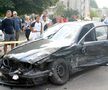 BMW-ul lui Adrian Senin, după accident