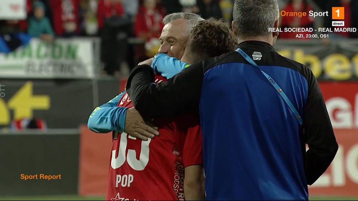 Momente de panică la Arad: Rareș Pop s-a prăbușit pe teren. Verdictul medicilor