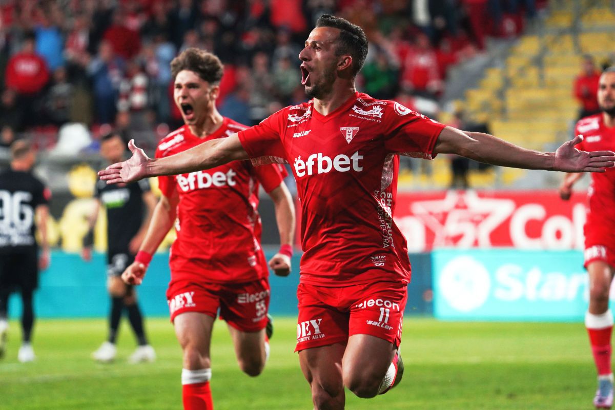 Rednic, prima victorie de la revenirea în Superligă » Clasamentul după UTA - Hermannstadt