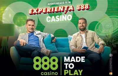 Colaborarea 888 & Răzvan și Dani continuă în cadrul campaniei de marketing 888 Made To Play