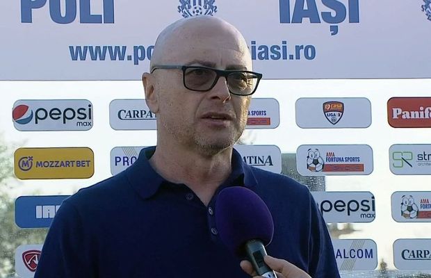 Leo Grozavu, după ce a promovat-o pe Poli Iași: „A fost un joc urât azi, greu de privit”