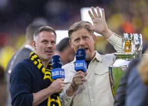 Un fost star al lui Liverpool, trimis de un post TV să trăiască meciul cu PSG din mijlocul fanilor lui Dortmund, s-a îmbătat în celebra peluză, făcând senzație în direct!