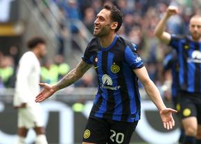 „L-ai făcut faimos pe Cercel” » Calhanoglu a aflat că a devenit viral în România cu maneaua pe care Inter a celebrat câștigarea titlului