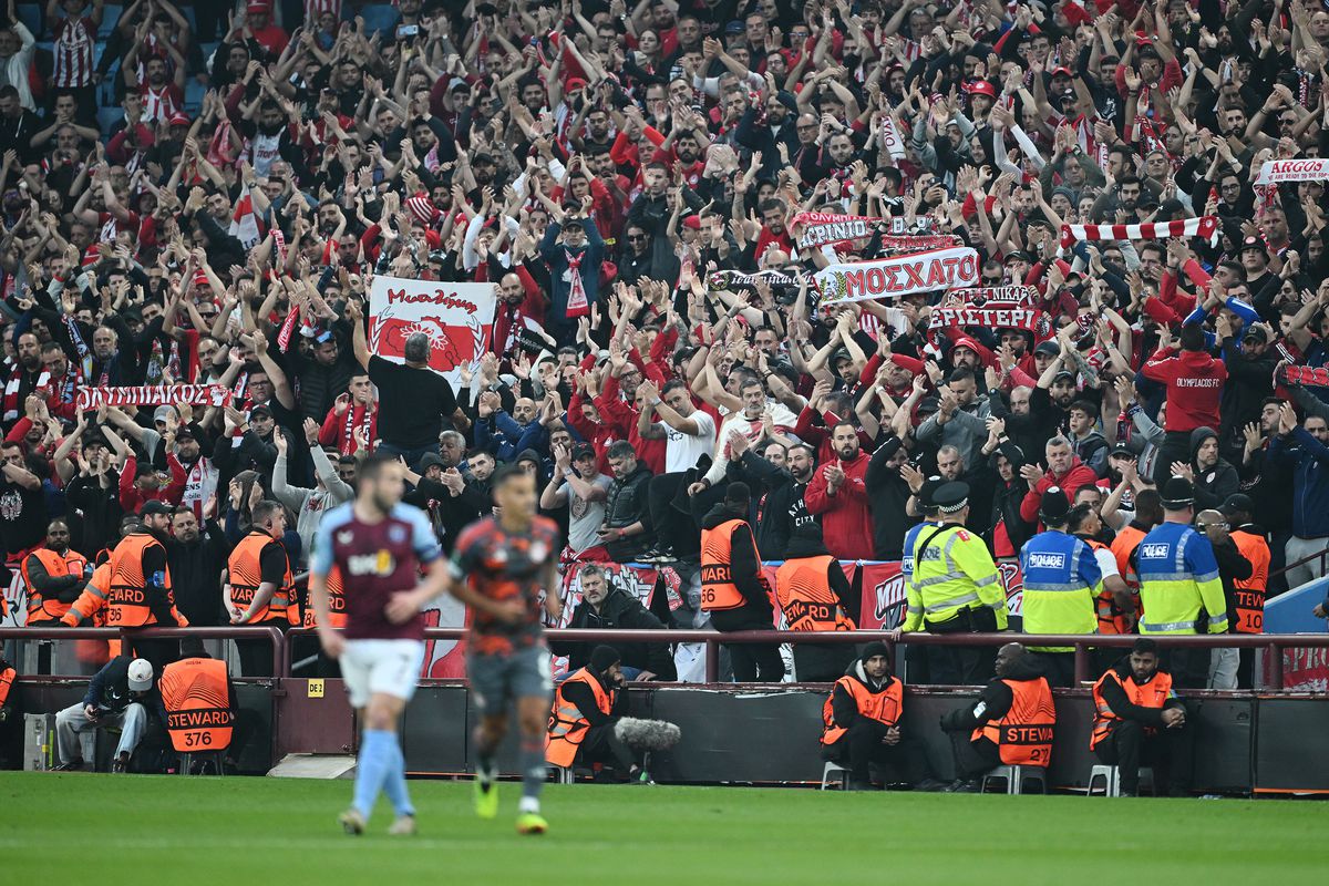 Cele mai spectaculoase imagini din Aston Villa - Olympiakos