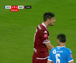 Burmaz și Ciobotariu s-au certat în Craiova - Rapid, foto: captură Orange Sport