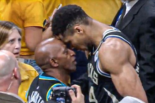 John Haliburton (stânga) și Giannis Antetokounmpo (dreapta)/Foto: X