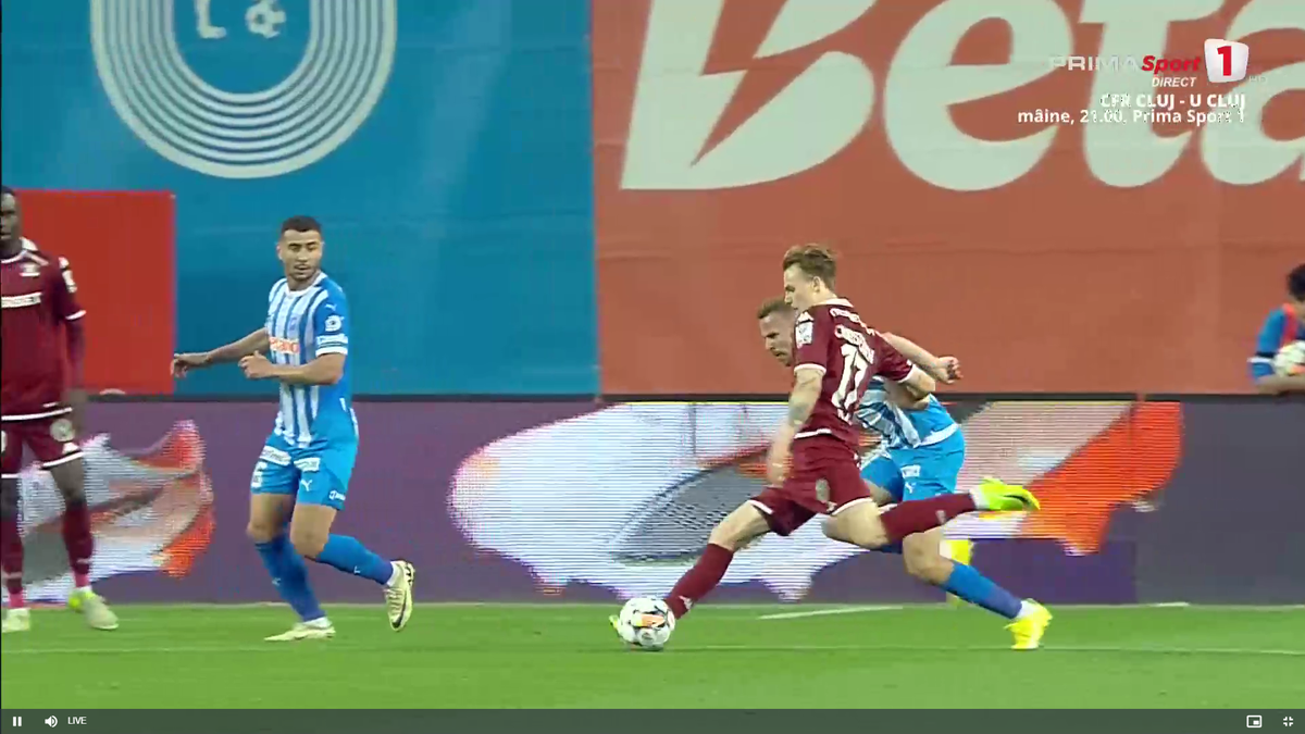 Laurențiu Popescu, gafă incredibilă în Universitatea Craiova - Rapid