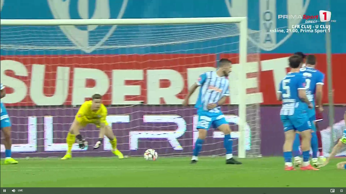 Laurențiu Popescu, gafă incredibilă în Universitatea Craiova - Rapid