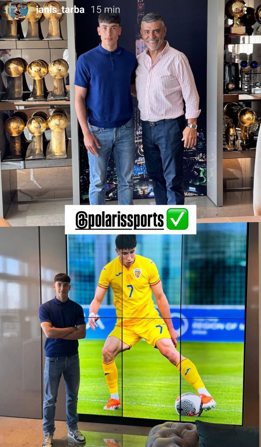 Ianis Târbă a semna cu agenția lui Jorge Mendes Românul care a jucat cu Yamal la Barcelona a dat o lovitură uriașă: „Sper să ajung cât mai departe”